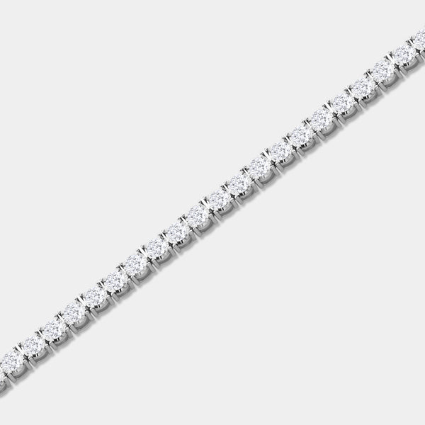 5 Carat Lab-Grown Diamond Classic Bracelet with Four-Prong Illusion Settings — GILDED New York