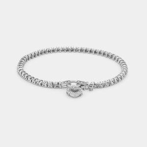 Gilded 1 Carat Lab-Grown Bridge Fashion Bracelet
