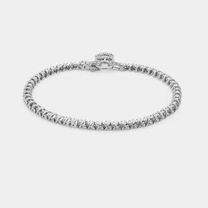 Gilded 1 Carat Lab-Grown Bridge Fashion Bracelet