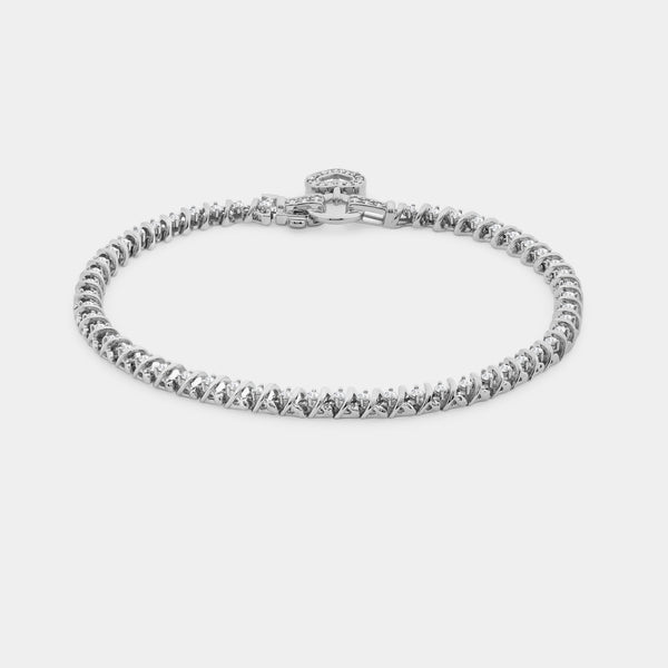 1 Carat Lab-Grown Bridge Fashion Bracelet — GILDED New York