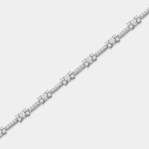 Gilded 2 Carat Lab-Grown Diamond Petite Fusion Fashion Bracelet