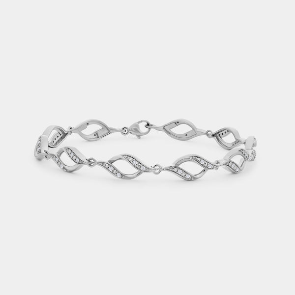 1/6 Carat Lab-Grown Diamond Infinity Fashion Bracelet — GILDED New York