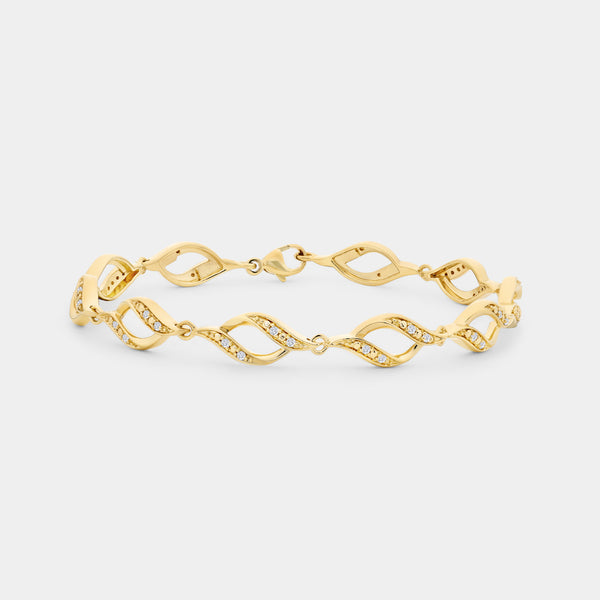 1/6 Carat Lab-Grown Diamond Infinity Fashion Bracelet — GILDED New York