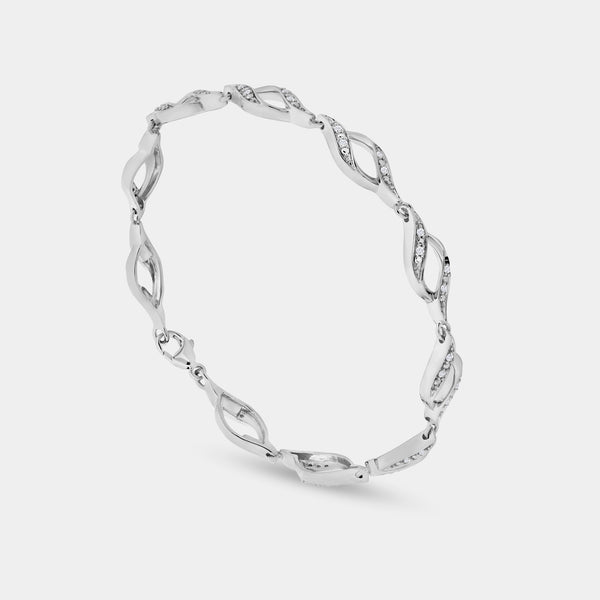 1/6 Carat Lab-Grown Diamond Infinity Fashion Bracelet — GILDED New York