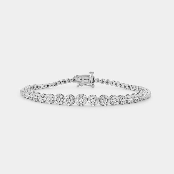 1 Carat Lab-Grown Fashion Bracelet with Composite Beaded Centers — GILDED New York