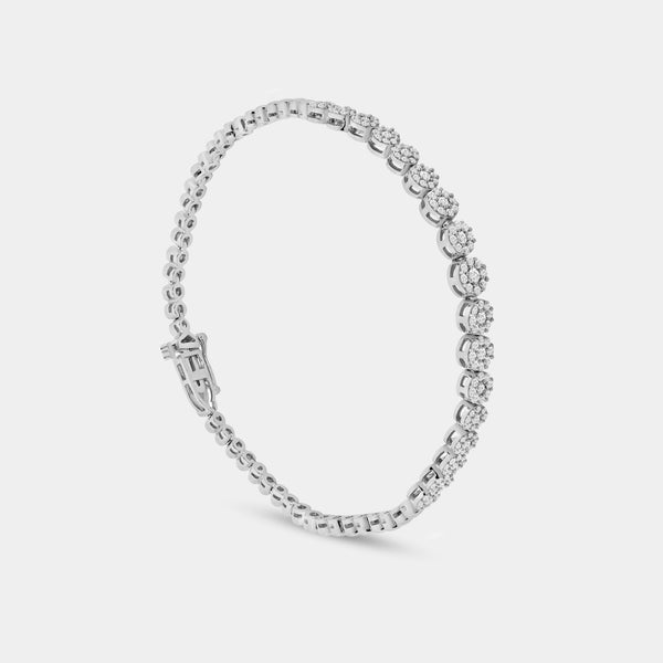 1 Carat Lab-Grown Fashion Bracelet with Composite Beaded Centers — GILDED New York