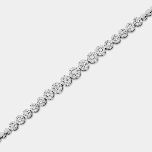 1 Carat Lab-Grown Fashion Bracelet with Composite Beaded Centers — GILDED New York