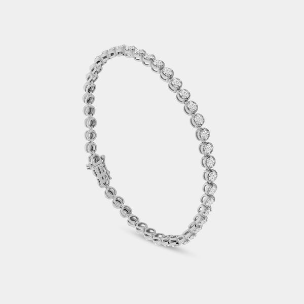 2 Carat Lab-Grown Diamond Milgrain Fashion Bracelet — GILDED New York