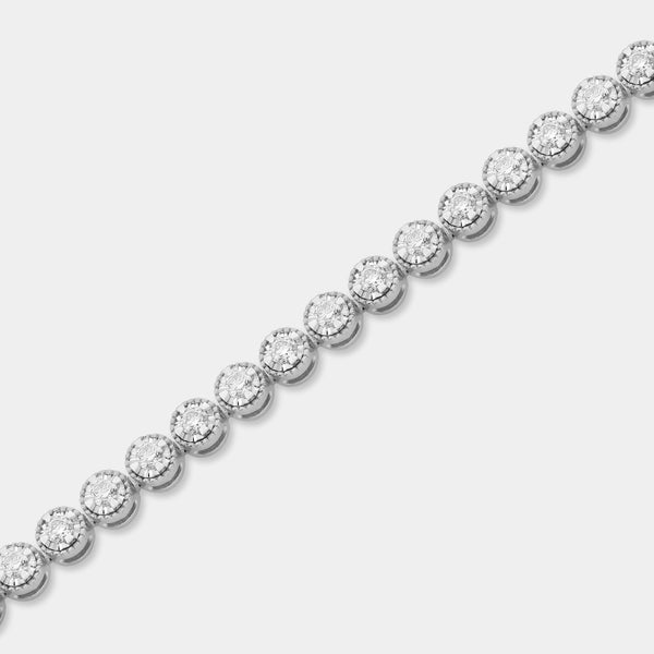 2 Carat Lab-Grown Diamond Milgrain Fashion Bracelet — GILDED New York