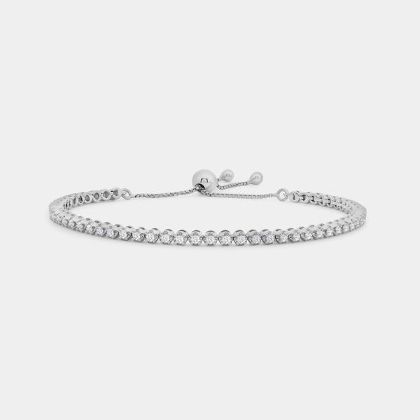 1 Carat Lab-Grown Diamond Classic Bolo Bracelet — GILDED New York