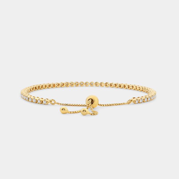 1 Carat Lab-Grown Diamond Classic Bolo Bracelet — GILDED New York