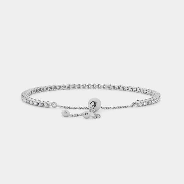 1 Carat Lab-Grown Diamond Classic Bolo Bracelet — GILDED New York