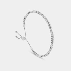 Gilded 1 Carat Lab-Grown Diamond Classic Bolo Bracelet