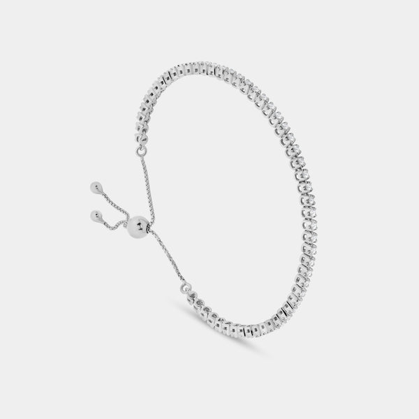 1 Carat Lab-Grown Diamond Classic Bolo Bracelet — GILDED New York