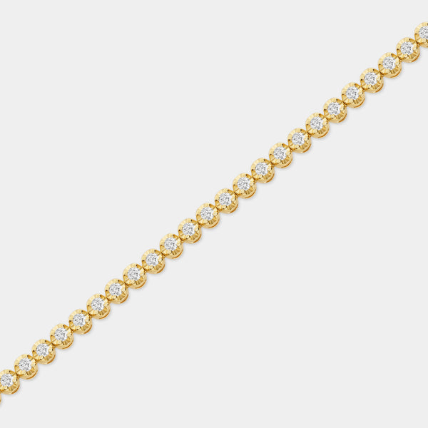 1 Carat Lab-Grown Diamond Classic Bolo Bracelet — GILDED New York