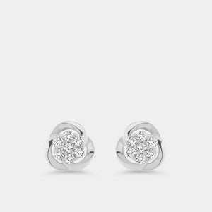 Gilded 1/2 Carat Lab-Grown Diamond Round-Shaped Two-Piece Earring and Pendant Set