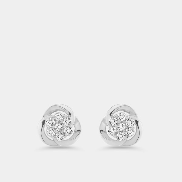 Gilded 1/2 Carat Lab-Grown Diamond Round-Shaped Two-Piece Earring and Pendant Set