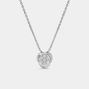Gilded 1/2 Carat Lab-Grown Diamond Round-Shaped Two-Piece Earring and Pendant Set