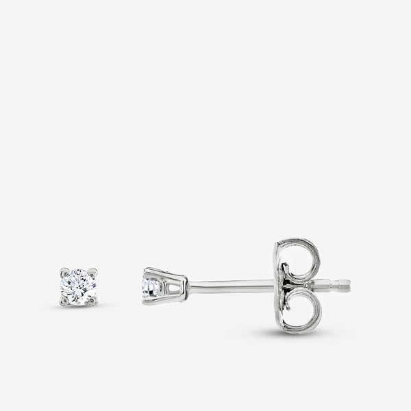 1/10 Carat Lab-Grown Diamond Round-Shaped Classic Solitaire Studs — GILDED New York