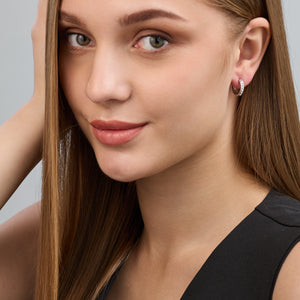 Gilded 1/4 Carat Lab-Grown Diamond Cute Channel-Set Huggie Hoops