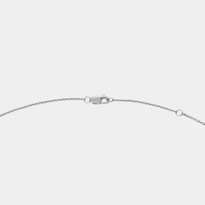Gilded 1 and 1/10 Carat Lab-Grown Bezel-Set Diamond-By-The-Yard Necklace with Marquise and Round-Shaped Diamonds
