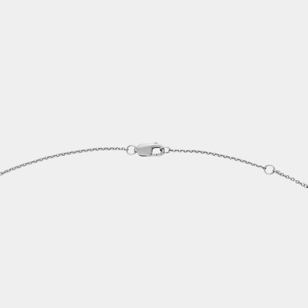 1 and 1/10 Carat Lab-Grown Bezel-Set Diamond-By-The-Yard Necklace with Marquise and Round-Shaped Diamonds — GILDED New York