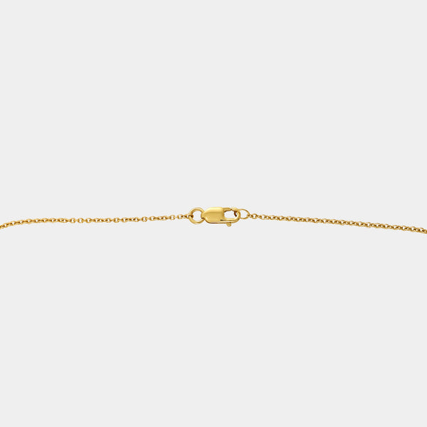 1/2 Carat Lab-Grown Diamond Fancy Bezel-Set Diamonds-By-The-Yard Necklace — GILDED New York