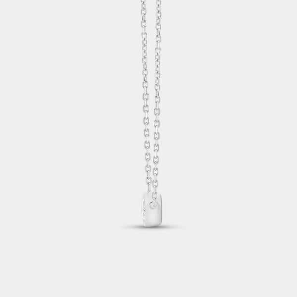 1/2 Carat Lab-Grown Diamond Marquise-Shaped, Bezel-Set Station Solitaire Pendant — GILDED New York