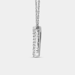 Gilded 1/4 Carat Lab-Grown Diamond Petite Heart-Shaped Necklace