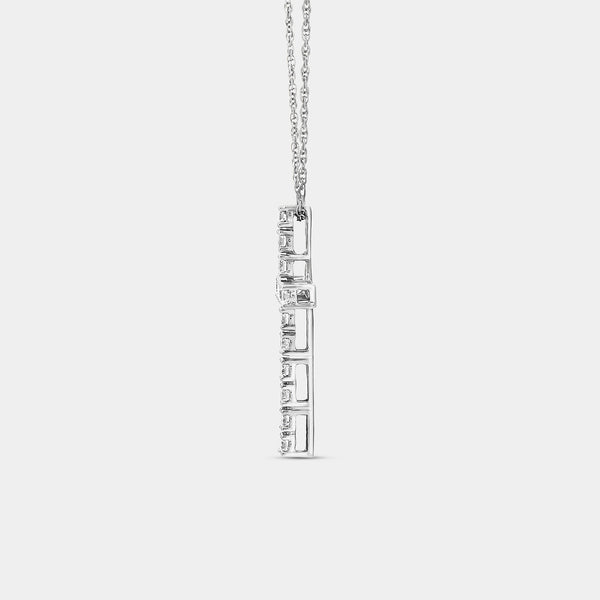 1/2 Carat Lab-Grown Diamond Classic Cross Pendant — GILDED New York