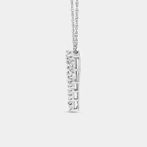 Gilded 1/2 Carat Lab-Grown Diamond Perfect Heart-Shaped Pendant