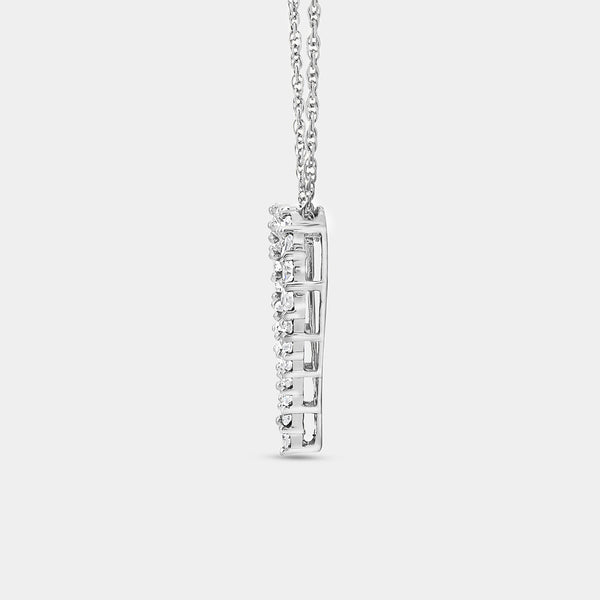 Gilded 1/2 Carat Lab-Grown Diamond Perfect Heart-Shaped Pendant