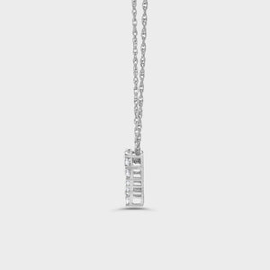 Gilded 1/4 Carat Lab-Grown Diamond Dainty Heart-Shaped Necklace