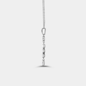 Gilded 1/2 Carat Lab-Grown Diamond Bezel-Set Pendant