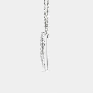 Gilded 1/2 Carat Lab-Grown Diamond Petite Heart-Shaped Necklace