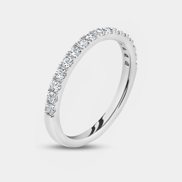 1 and 3/4 Carat Lab-Grown Diamond Engagement Ring Set with a Round-Shaped Center and a Cushion Halo — GILDED New York