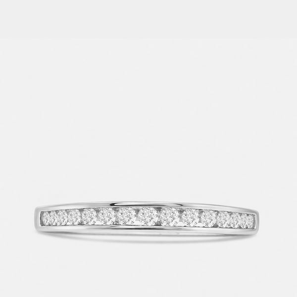 1/4 Carat Lab-Grown Diamond Channel-Set Classic Band — GILDED New York