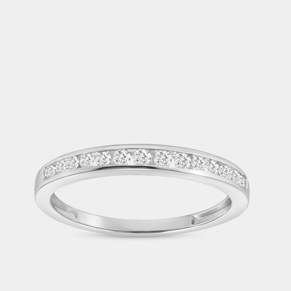 1/4 Carat Lab-Grown Diamond Channel-Set Classic Band — GILDED New York