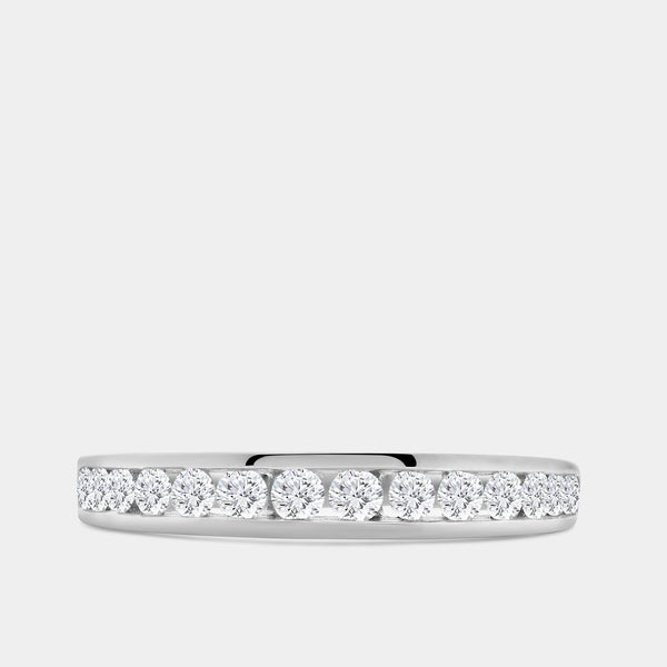 1/2 Carat Lab-Grown Diamond Channel-Set Classic Band — GILDED New York