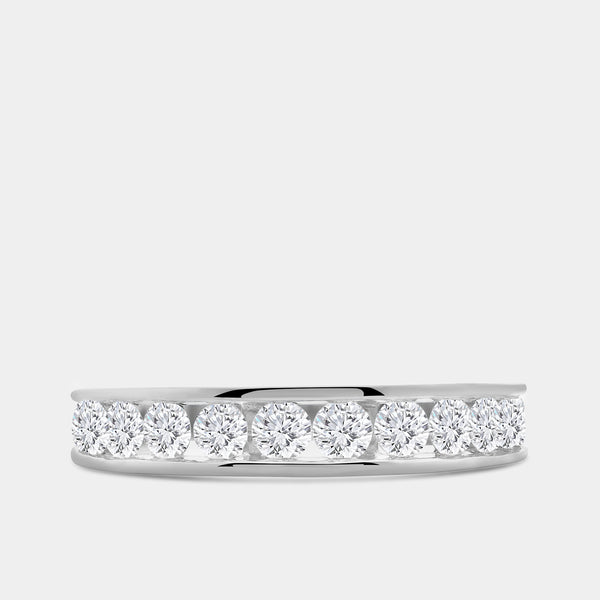 1 Carat Lab-Grown Diamond Channel-Set Classic Band — GILDED New York