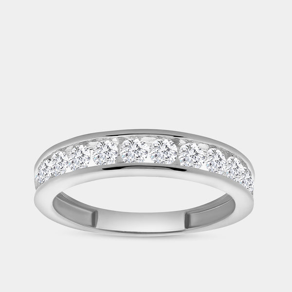 1 Carat Lab-Grown Diamond Channel-Set Classic Band — GILDED New York