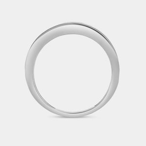Gilded 1 Carat Lab-Grown Diamond Channel-Set Classic Band