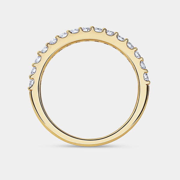 1/2 Carat Lab-Grown Diamond Prong-Set Classic Band — GILDED New York