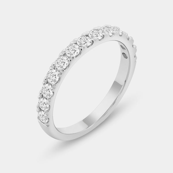 3 and 1/2 Carat Lab-Grown Diamond Engagement Ring Set with a Round-Shaped Center and a Cushion Halo — GILDED New York