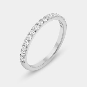 Gilded 2 Carat Lab-Grown Diamond Princess-Cut Halo Bridal Ring Set