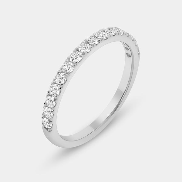 2 Carat Lab-Grown Diamond Princess-Cut Halo Bridal Ring Set — GILDED New York
