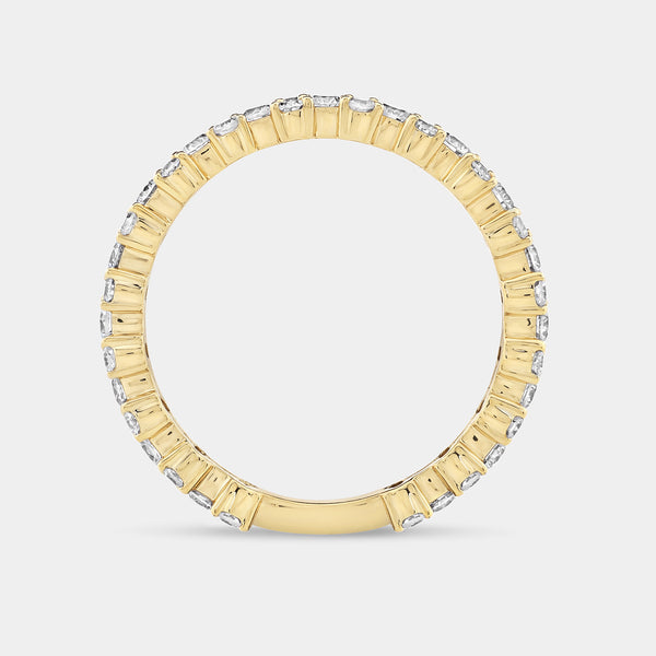 1 Carat Lab-Grown Diamond Two Plus One Eternity Ring — GILDED New York