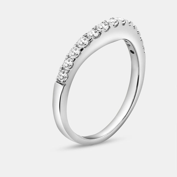 1 and 1/2 Carat Lab-Grown Diamond Princess-Cut Solitaire Plus Engagement Ring Set with Composite Sides — GILDED New York