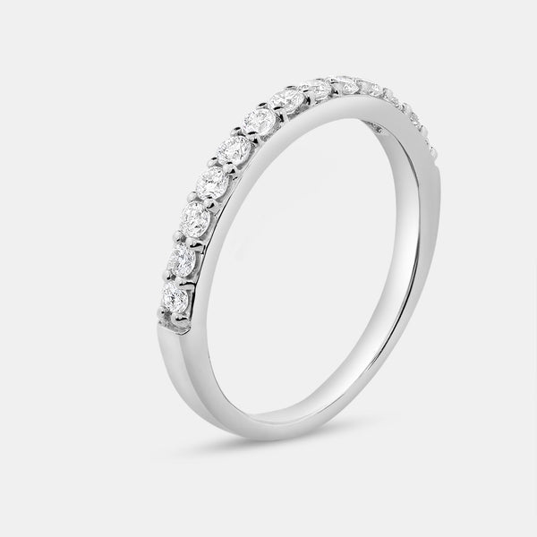 2 and 3/4 Carat Lab-Grown Diamond Princess-Cut Halo Bridal Ring Set — GILDED New York