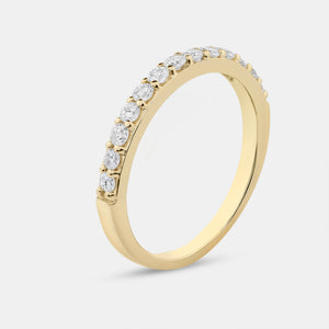 Gilded 2 and 3/4 Carat Lab-Grown Diamond Princess-Cut Halo Bridal Ring Set